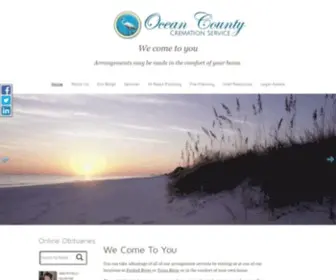 Oceancountycremationservice.com(Cremation Services NJ) Screenshot