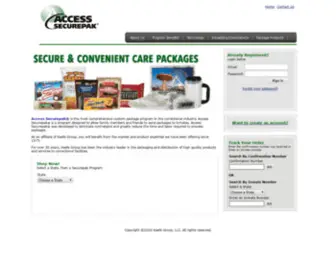 Oceancountypackages.com(Access Securepak) Screenshot