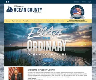 Oceancountytourism.com(Ocean County New Jersey) Screenshot