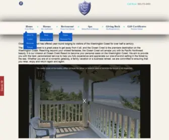 Oceancrestresort.com(Ocean Shores Hotels) Screenshot