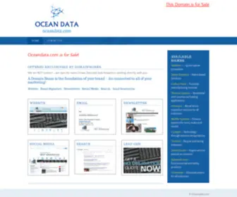 Oceandata.com(Oceandata) Screenshot