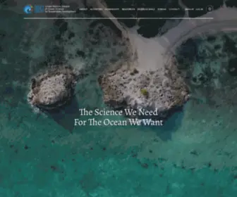 Oceandecade.com(The Ocean Decade) Screenshot