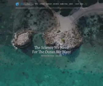 Oceandecade.org(The Ocean Decade) Screenshot