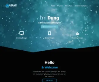 Oceandesignx.com(Ocean Web Design) Screenshot