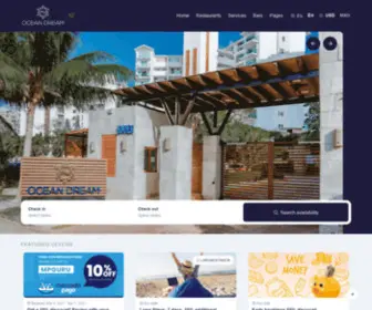 Oceandreamcancun.com(Ocean Dream Cancún by GuruHotel) Screenshot