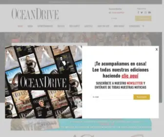 Oceandrive.com.ve(Revista Online Ocean Drive Lifestyle Magazine de Venezuela) Screenshot