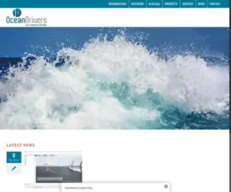 Oceandrivers.com(OceanDrivers your connection to the ocean) Screenshot