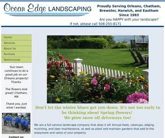 Oceanedgelandscaping.com(Landscape Company Chatham) Screenshot