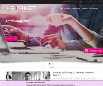 Oceanet-Telecom.com(HEXANET est un acteur IT avec des expertises métiers) Screenshot