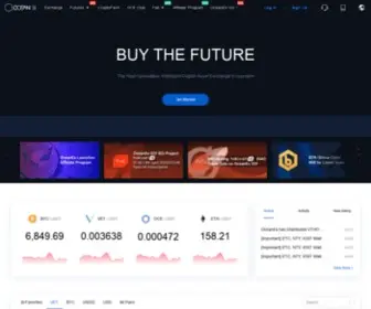 Oceanex.pro(OceanEx official website) Screenshot