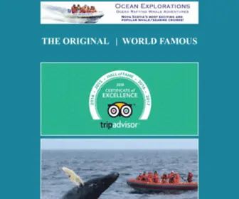 Oceanexplorations.ca(Ocean Explorations Whale Adventures) Screenshot