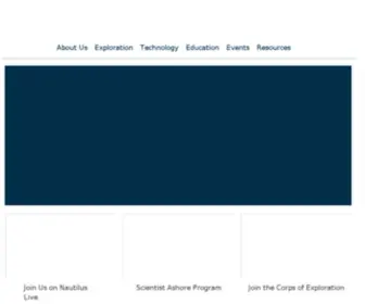 Oceanexplorationtrust.org(Nautilus Live) Screenshot