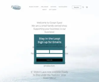 Oceaneyessupply.com(Ocean Eyes) Screenshot