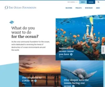 Oceanfdn.org(The Ocean Foundation) Screenshot