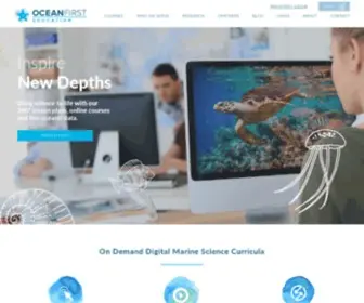 Oceanfirsteducation.com(Marine Science Courses Online) Screenshot