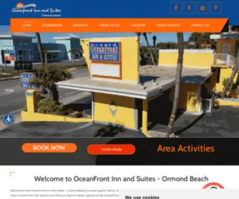 Oceanfrontinnormondbeach.com(OceanFront Inn and Suites) Screenshot