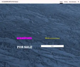 Oceanfronts-For-Sale.net(OCEANFRONTS FOR SALE) Screenshot