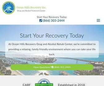 Oceanhillsrecovery.com(Ocean Hills Recovery) Screenshot