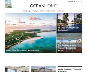Oceanhomemag.com(Ocean Home magazine) Screenshot