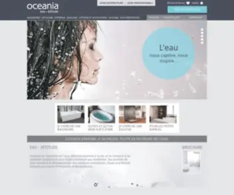 Oceania-Attitude.com(Bain Autoportant & Douche Fabriqués au Québec) Screenshot