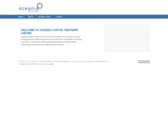 Oceaniacapital.com.au(Oceania Capital Partners Limited) Screenshot
