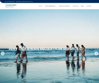 Oceanianmigration.com(Migration Services) Screenshot