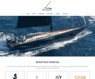 Oceanic.cl(Venta y Arriendo de Yates y Veleros) Screenshot