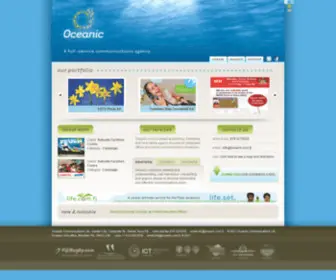 Oceanic.com.fj(A full) Screenshot