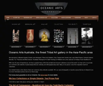 Oceanicartsaustralia.com(Oceanic Art) Screenshot