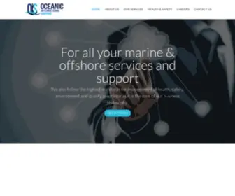 Oceanicshippings.com(Oceanic International Shipping) Screenshot