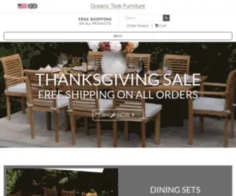 Oceanicteakfurniture.com(Oceanic Teak Furniture) Screenshot