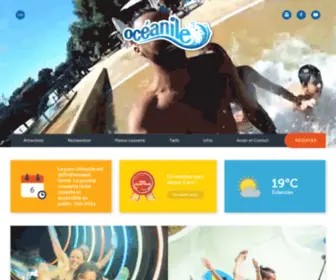 Oceanile.com(Océanile Parc Aquatique en Vendée) Screenshot