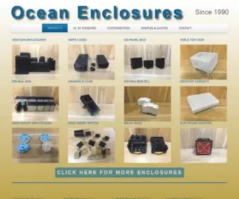 Oceanindia.com(Ocean Enclosures) Screenshot