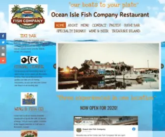 Oceanislefishco.com(Ocean Isle Fish Company. The Ocean Isle Fish Company) Screenshot