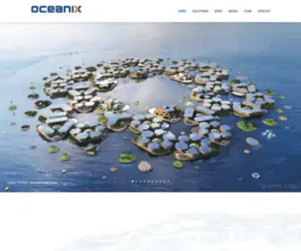 Oceanixcity.com(Leading the next frontier for human habitation) Screenshot