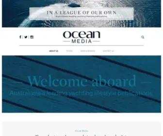 Oceanmedia.com.au(About us) Screenshot