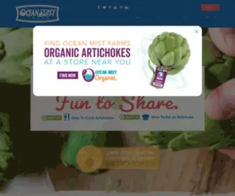 Oceanmist.com(Ocean Mist Farms ships our premium artichokes nationwide with Goldbelly) Screenshot