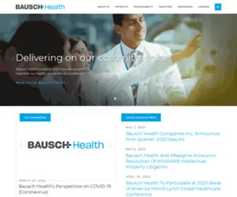 Oceannasalcare.com(Bausch Health) Screenshot