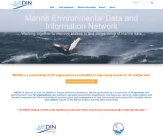 Oceannet.org(Marine Environmental Data and Information Network) Screenshot