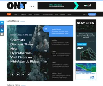 Oceannews.com(Ocean News & Technology Magazine) Screenshot