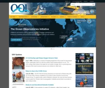Oceanobservatories.org(Ocean Observatories Initiative) Screenshot