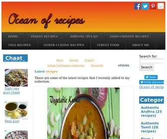 Oceanofrecipes.com(Ocean of Recipes) Screenshot