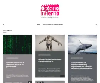 Oceanoinfierno.com(Océano Infierno) Screenshot