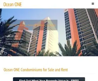 Oceanonecondominium.com(Ocean One Condominium) Screenshot