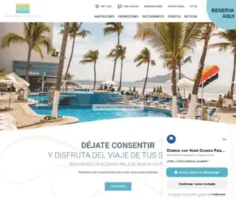 Oceanopalace.com(Mazatlán) Screenshot