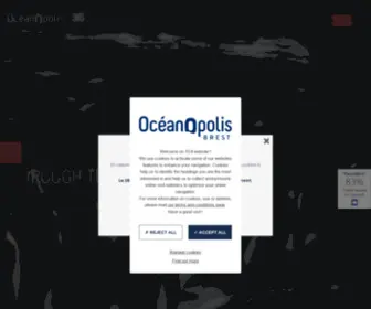 Oceanopolis.com(Océanopolis Brest) Screenshot