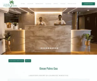 Oceanpalmsgoa.com(Ocean Palms Goa) Screenshot