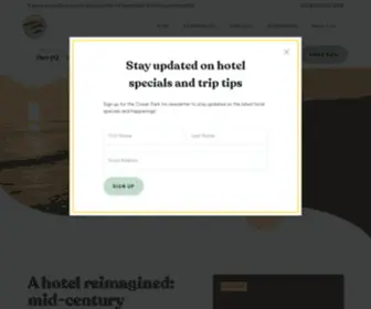 Oceanparkinn.com(A San Diego Beach Front Hotel) Screenshot