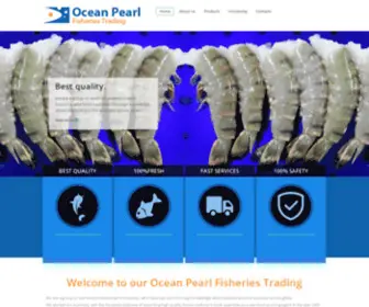 Oceanpearl.in(Ocean Pearl Fisheries Trading) Screenshot