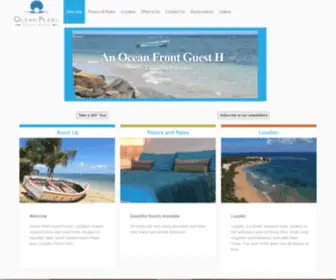 Oceanpearlpr.com(Ocean Pearl Guest House Luquillo Puerto Rico) Screenshot